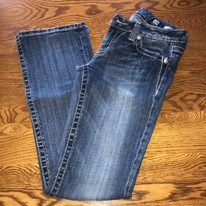 Miss me boot cut jeans size 28 mid rise